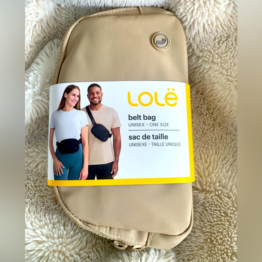 💛LOLE belt bag cream.  So versatile functional everyday bag!